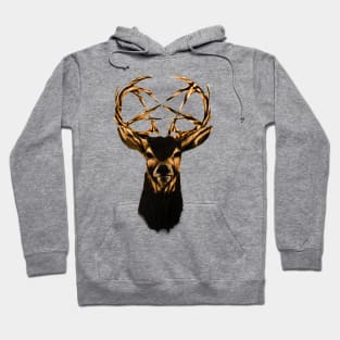 Hex-Deer (high contrast) Hoodie